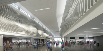 SLC Airport "The Canyon" Rendering SLC Airport "The Canyon" Rendering